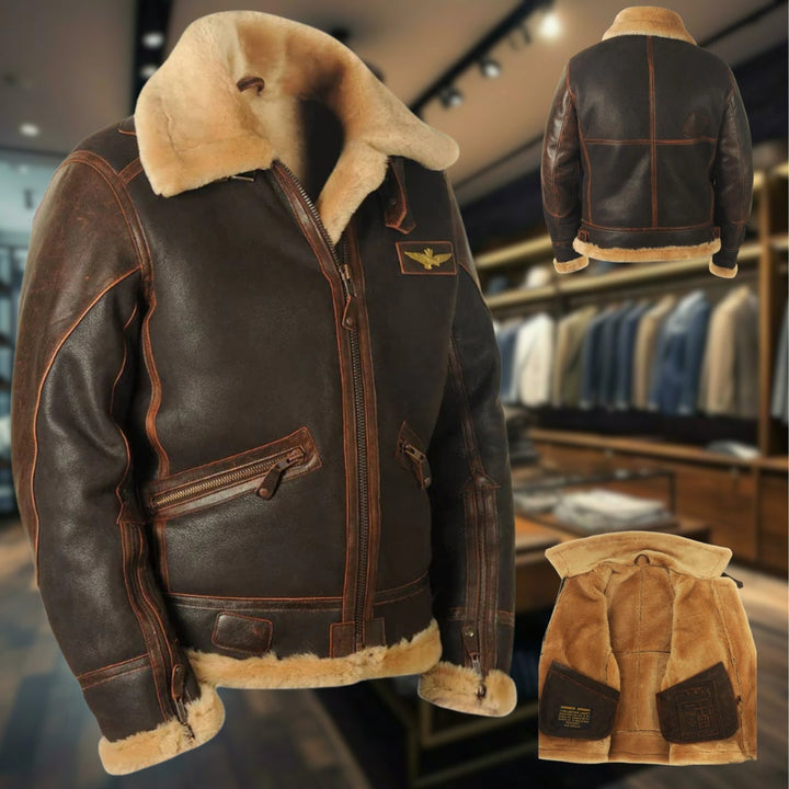Roman – Giacca in pelle da uomo