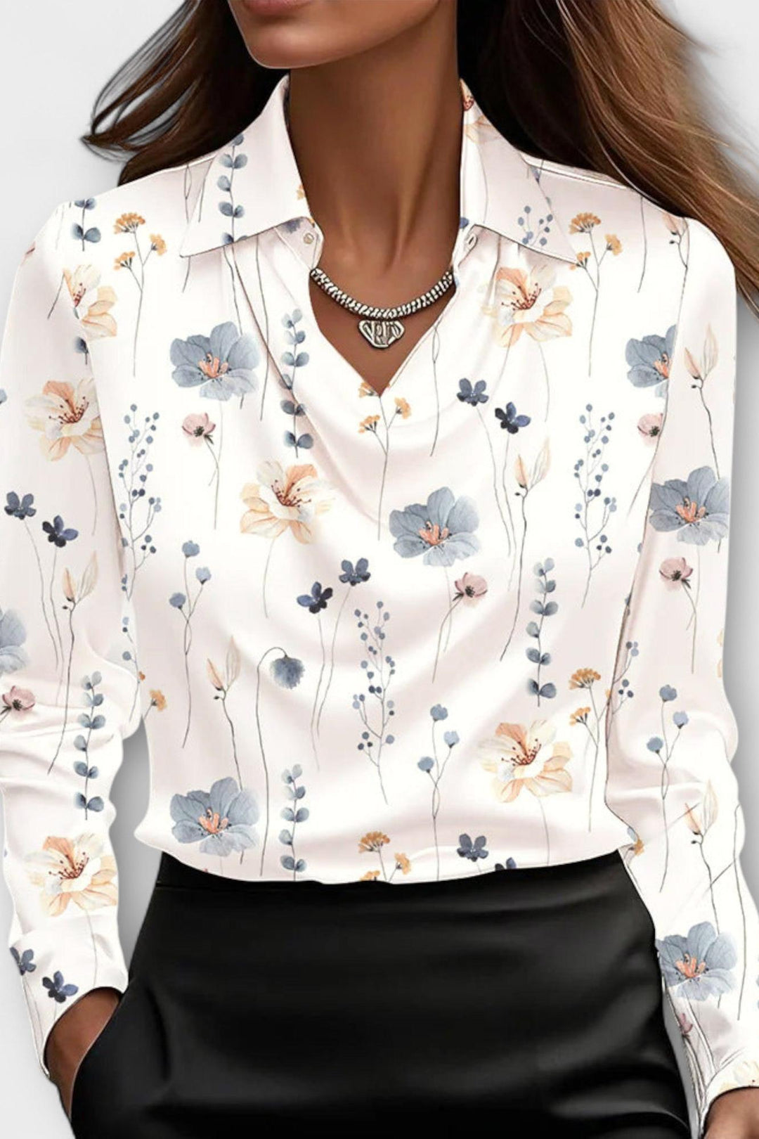 Sofia - Blusa lucida