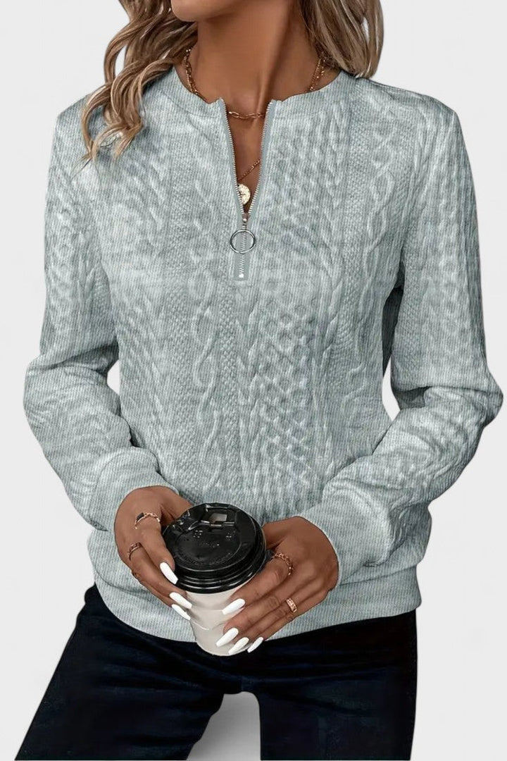 Nela™ | Maglione con zip per donne