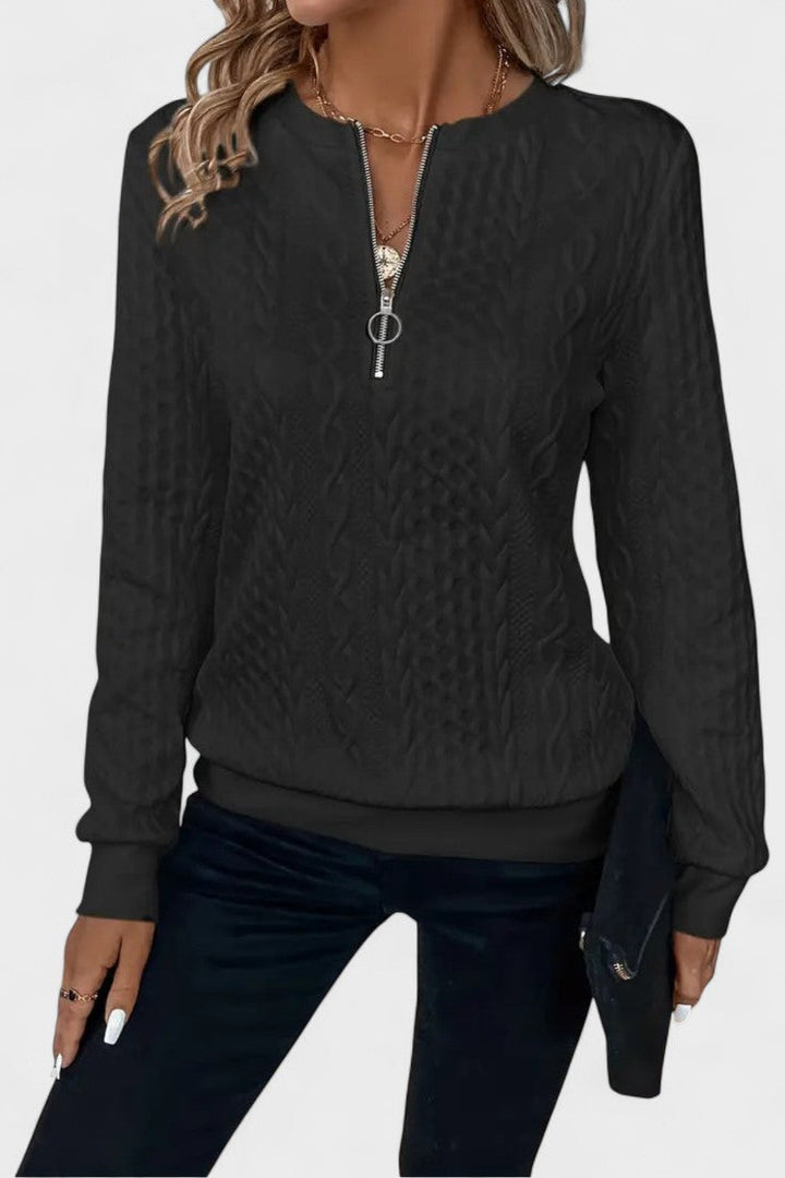 Nela™ | Maglione con zip per donne