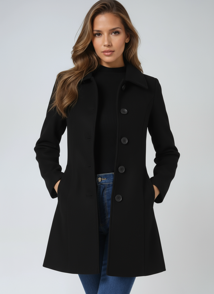 Petra - Cappotto invernale da donna con bottone