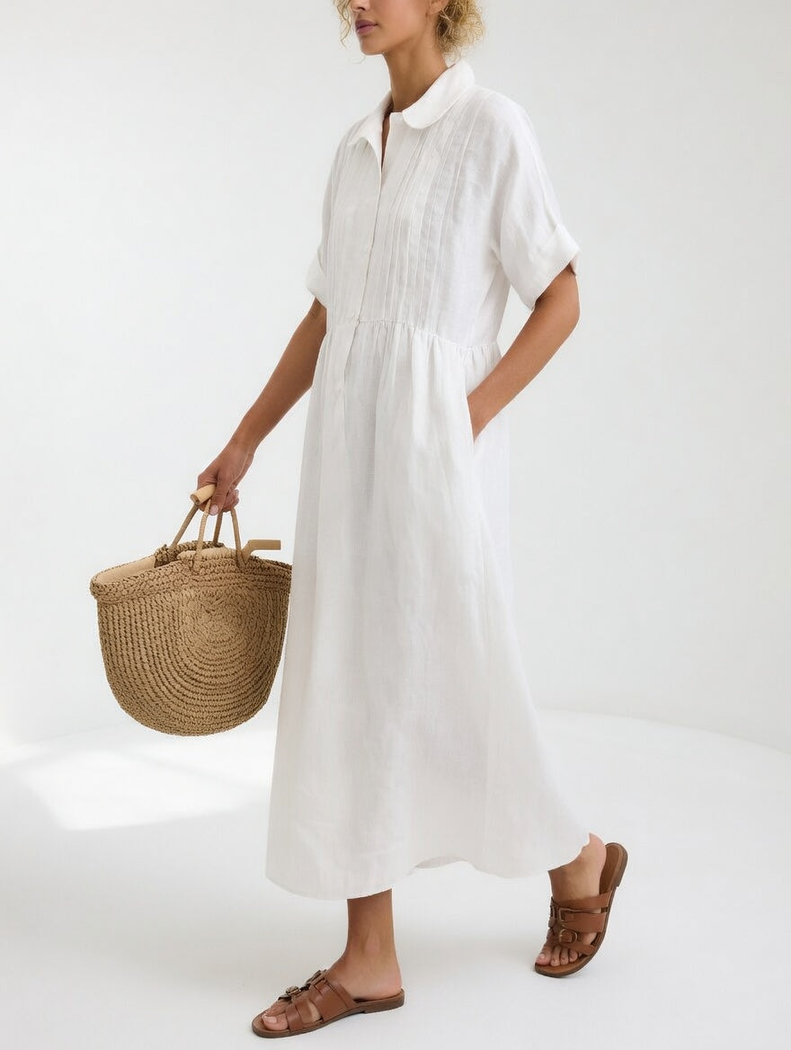 Lysandra™ | Abito camicia fluido estivo