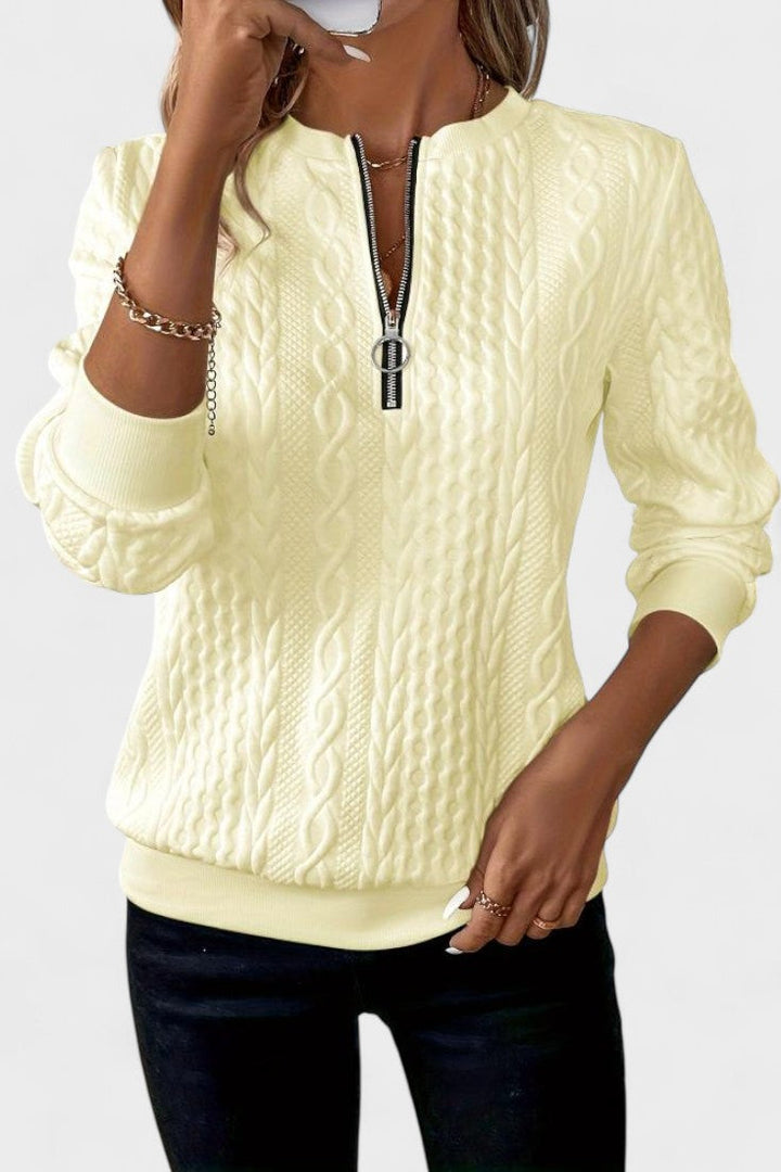 Nela™ | Maglione con zip per donne