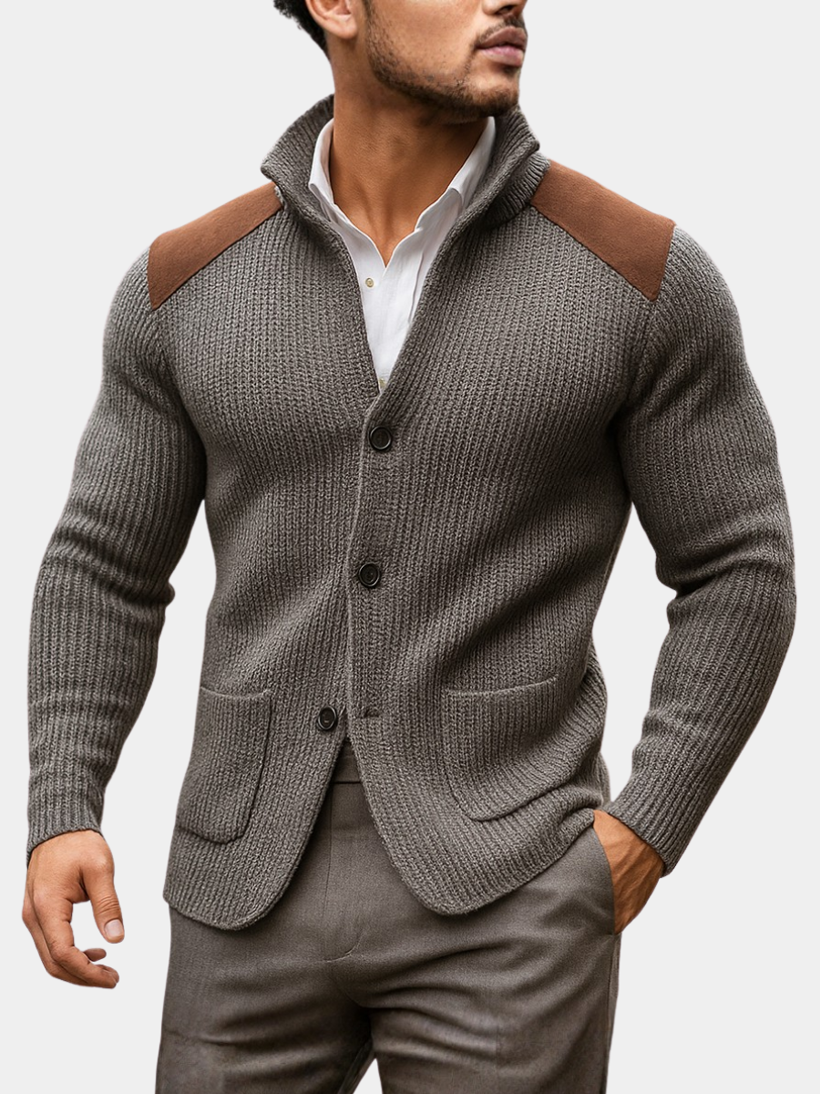 SILVORO | BLAZER IN MAGLIA TESTURIZZATA