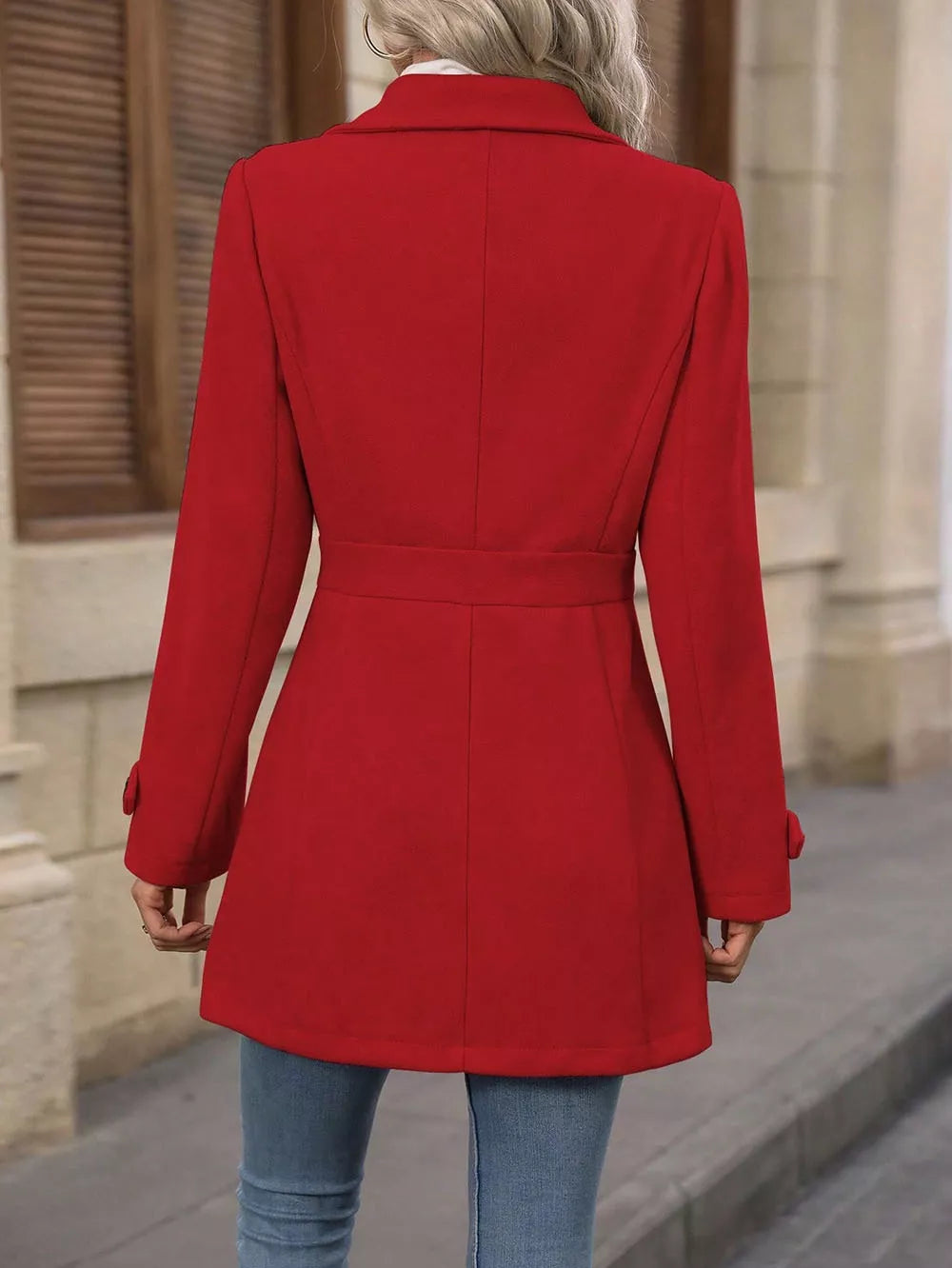 Veronika – Cappotto urbano premium con bottoni