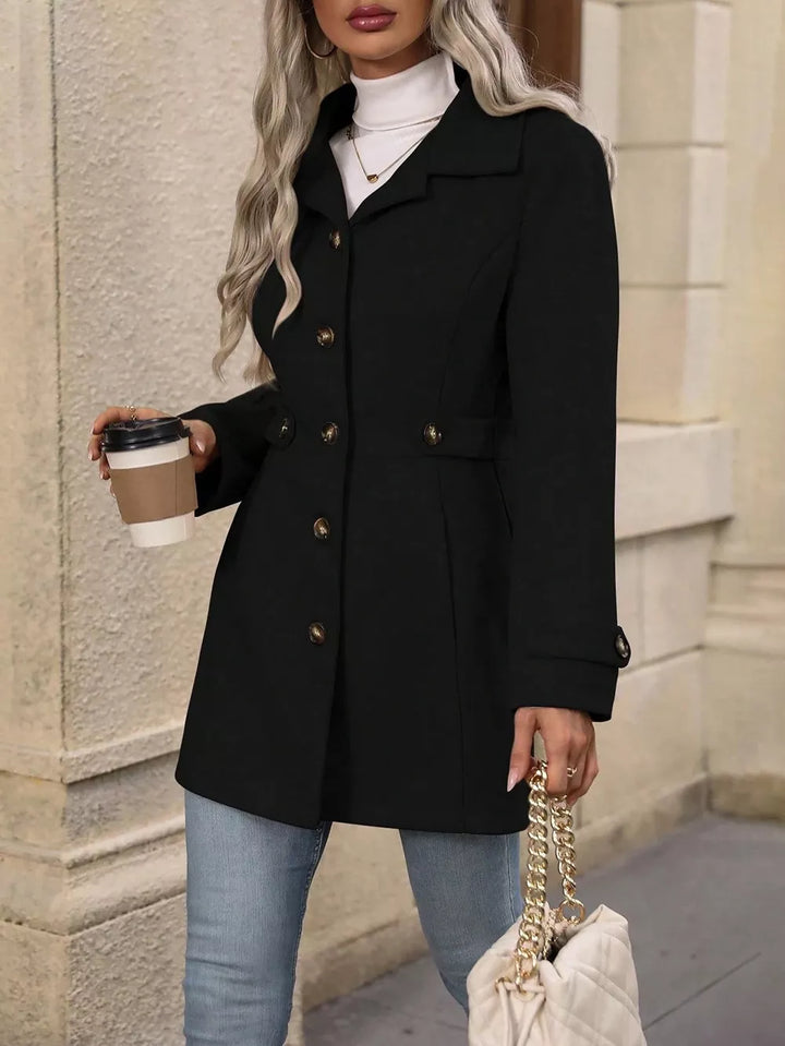 Veronika – Cappotto urbano premium con bottoni