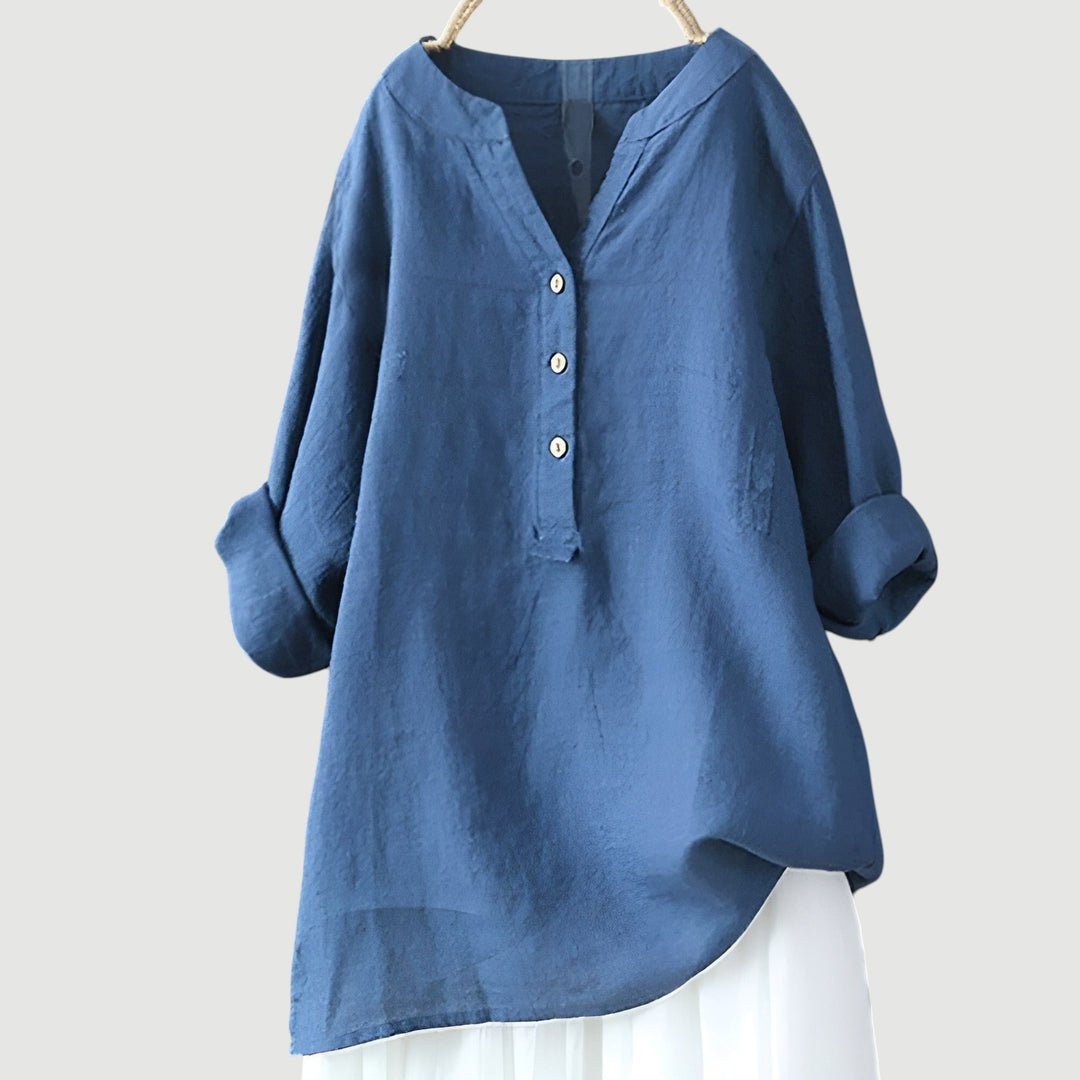 Freja™ | Camicia Leggera e Confortevole con Bottoni