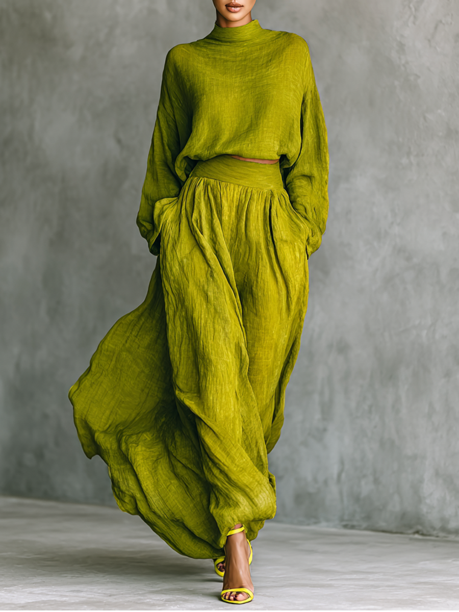Mariela | Completo da donna verde