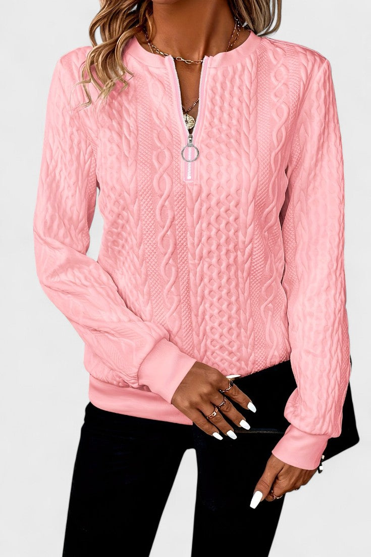 Nela™ | Maglione con zip per donne