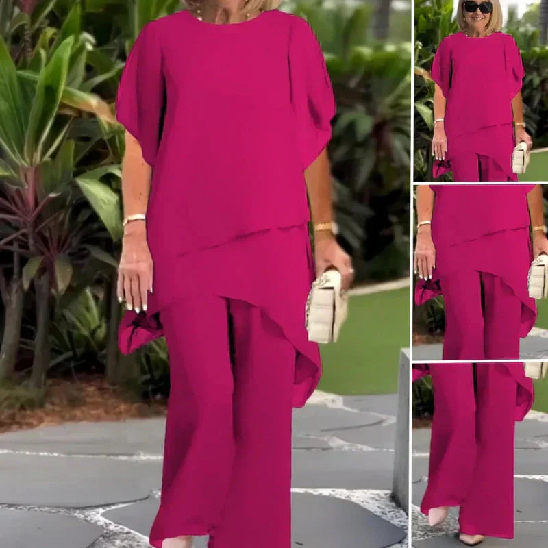Linde | Set con top e pantaloni abbinati