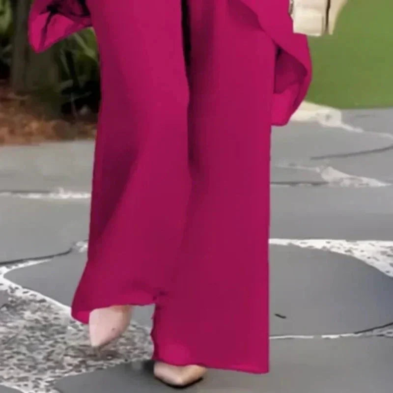 Linde | Set con top e pantaloni abbinati