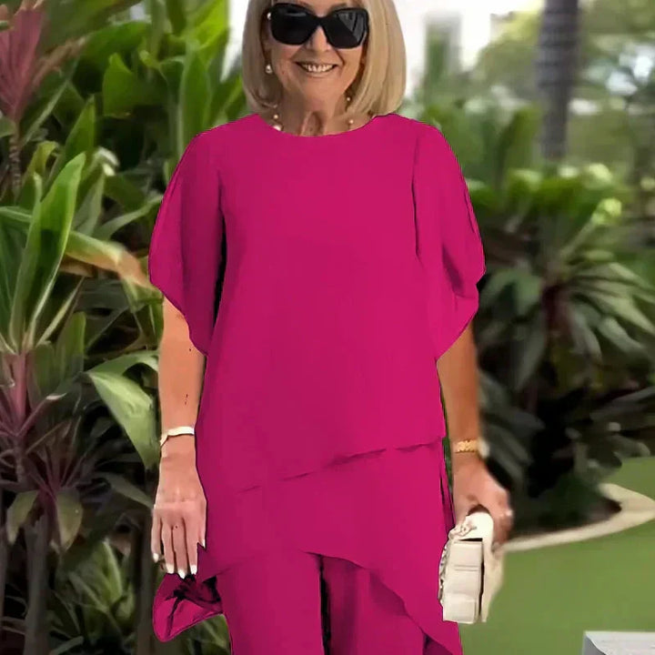 Linde | Set con top e pantaloni abbinati