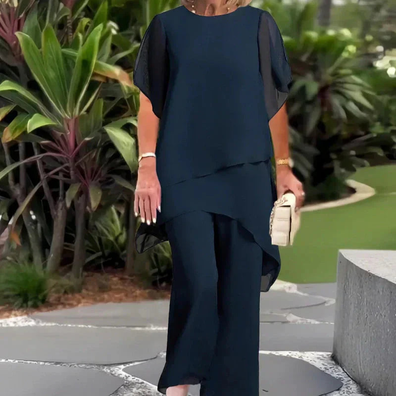 Linde | Set con top e pantaloni abbinati