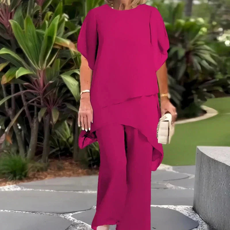 Linde | Set con top e pantaloni abbinati