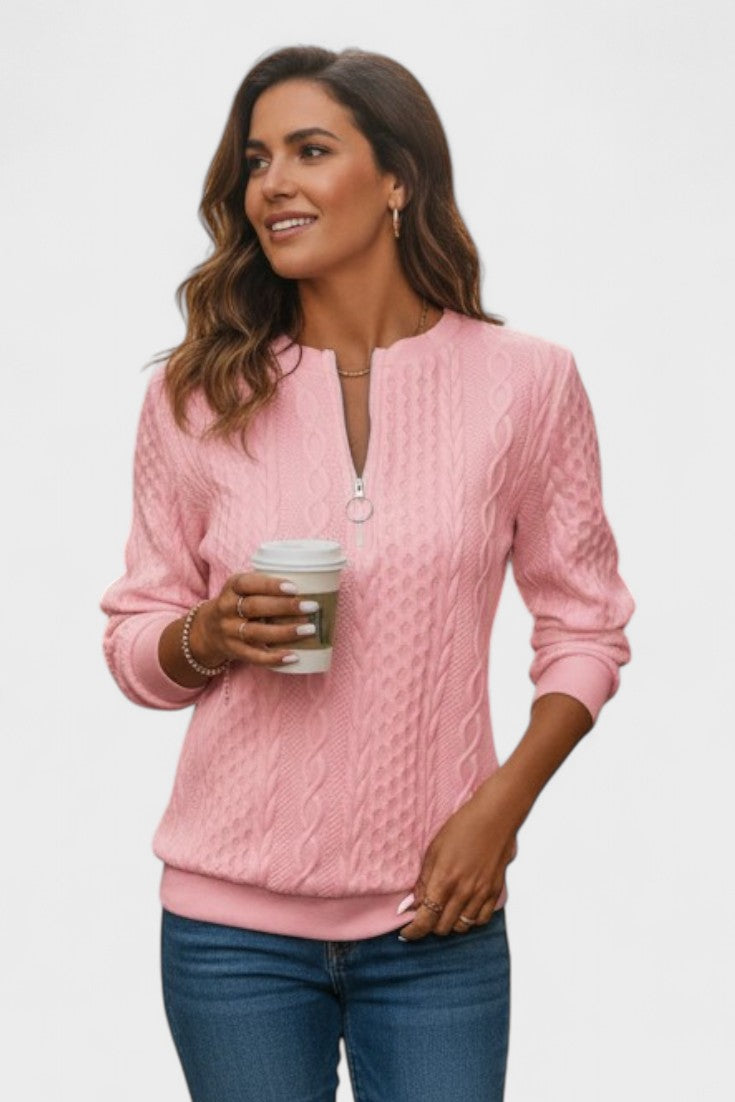Nela™ | Maglione con zip per donne